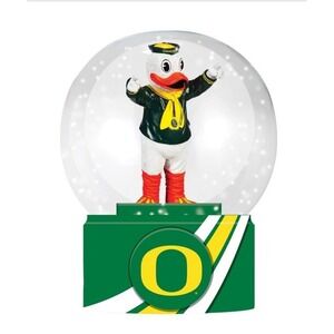 New Oregon Ducks Mascot Snow Water Globe University of Oregon NCAA Football Gift